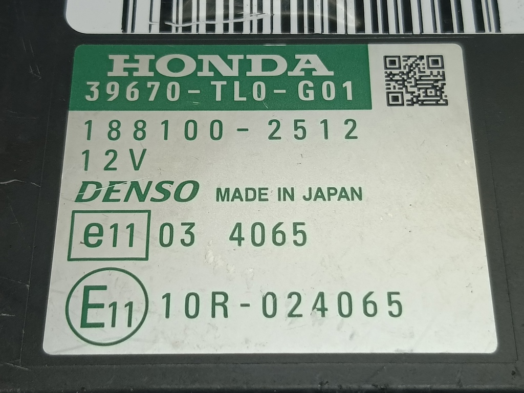 блок управления парктрониками HONDA Accord 2.4 AT (177 л.с.)Accord  VIII (2007—2011) Седан 39670TL0G01, 980 рублей, Москва