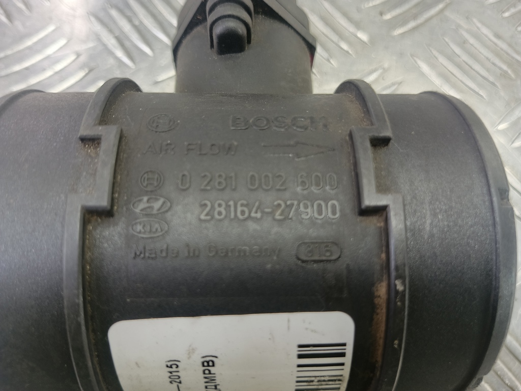 расходомер воздуха (дмрв) Hyundai TUCSON 2.0 CRDi AT (112 л.с.)Tucson  I (2004—2011) Внедорожник 2816427900, 4200 рублей, Москва