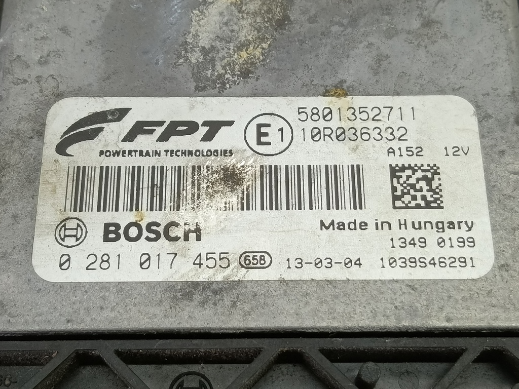 блок управления двигателем Iveco Daily 2.3 D MT (126 л.с.)Daily  V (2011—2014) Пикап 5801352711, 29150 рублей, Москва