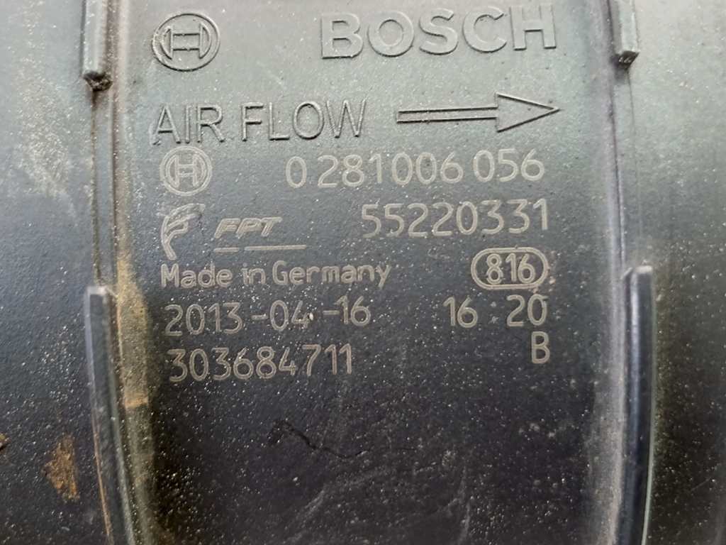 расходомер воздуха (дмрв) Iveco Daily 2.3 D MT (126 л.с.)Daily  V (2011—2014) Пикап 504301164, 5000 рублей, Москва