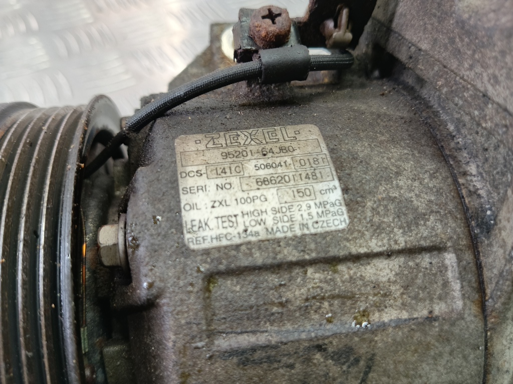 компрессор кондиционера SUZUKI Grand Vitara 2.0 4WD MT (140 л.с.)Grand Vitara  II (2005—2008) Внедорожник 9520064JB1, 17650 рублей, Москва