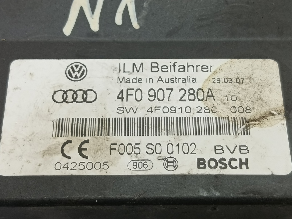 блок управления AUDI A6  4F0907280A, 520 рублей, Москва