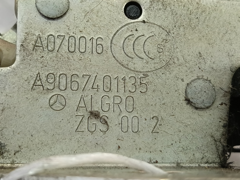 замок двери распашной MERCEDES-BENZ Sprinter  A9067400035, 2590 рублей, Москва