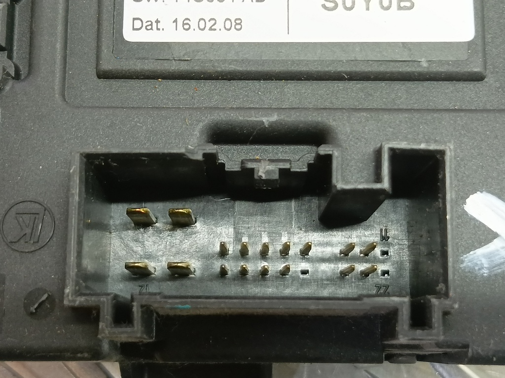 блок комфорта Jaguar XF 2.7 AT (207 л.с.)XF  I (2007—2011) Седан 7G9T14B533BD, 520 рублей, Москва