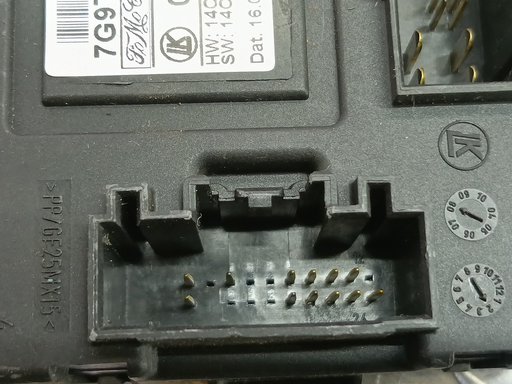 блок комфорта Jaguar XF 2.7 AT (207 л.с.)XF  I (2007—2011) Седан 7G9T14B533BD, 520 рублей, Москва