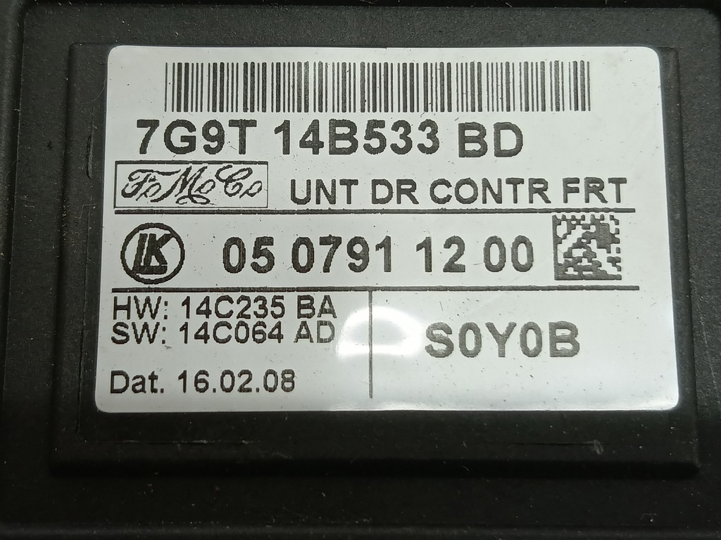 блок комфорта Jaguar XF 2.7 AT (207 л.с.)XF  I (2007—2011) Седан 7G9T14B533BD, 520 рублей, Москва