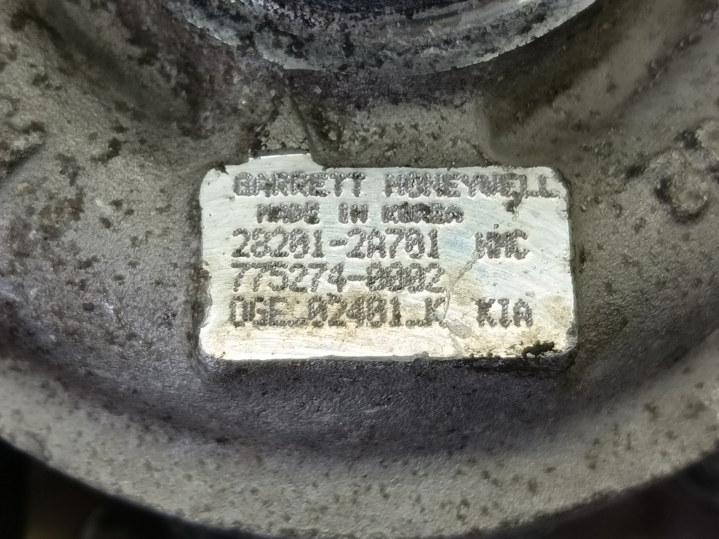 турбина Kia Ceed  282012A701, 7300 рублей, Москва