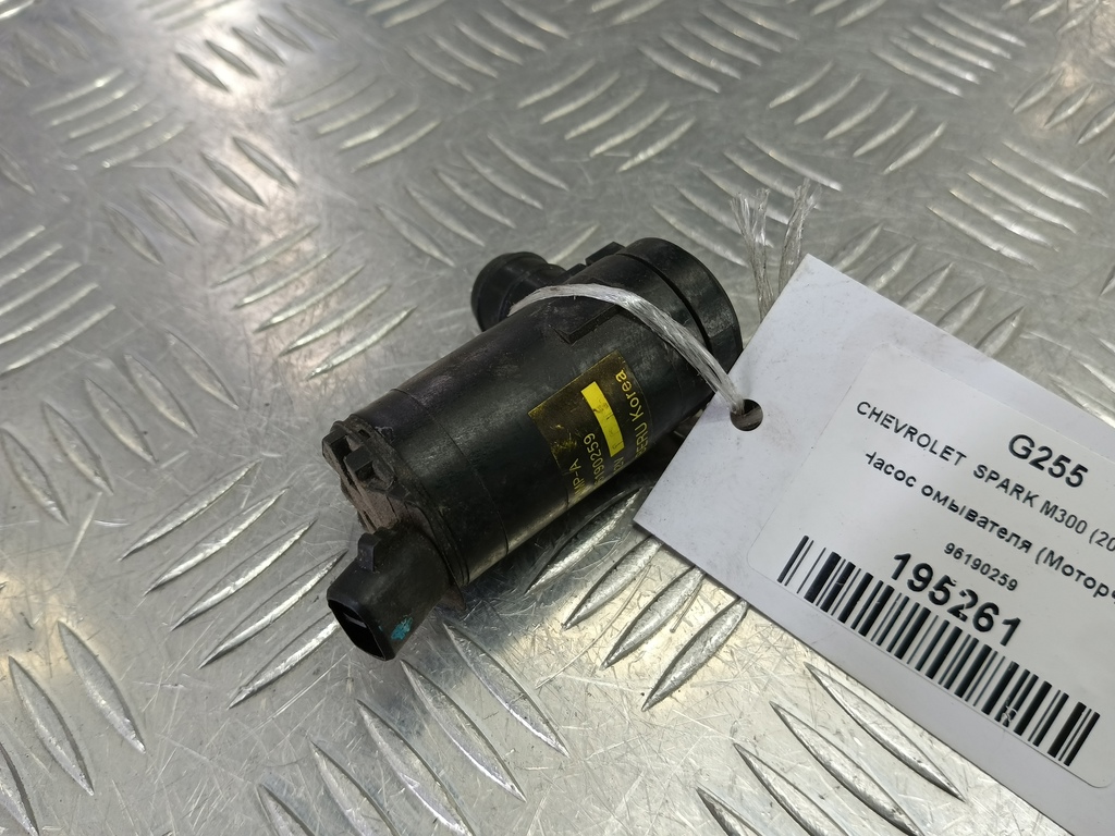 насос омывателя (моторчик) CHEVROLET  SPARK 1.0 MT (67 л.с.)Spark  M300 (2009—2016) Хетчбэк 96190259, 1550 рублей, Москва