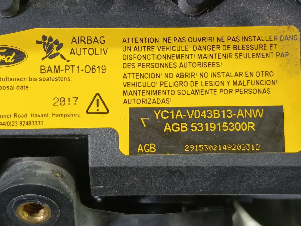 подушка безопасности водителя FORD Transit  4088967, 750 рублей, Москва