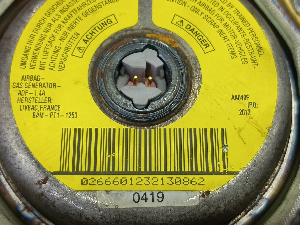 подушка безопасности водителя FORD Transit  1689938, 3279 рублей, Москва