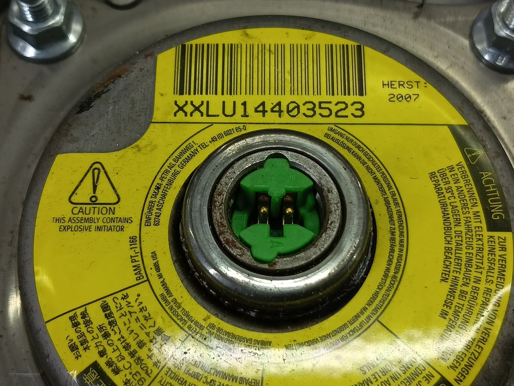 подушка безопасности водителя Volkswagen Crafter  2E0880202D, 2130 рублей, Москва