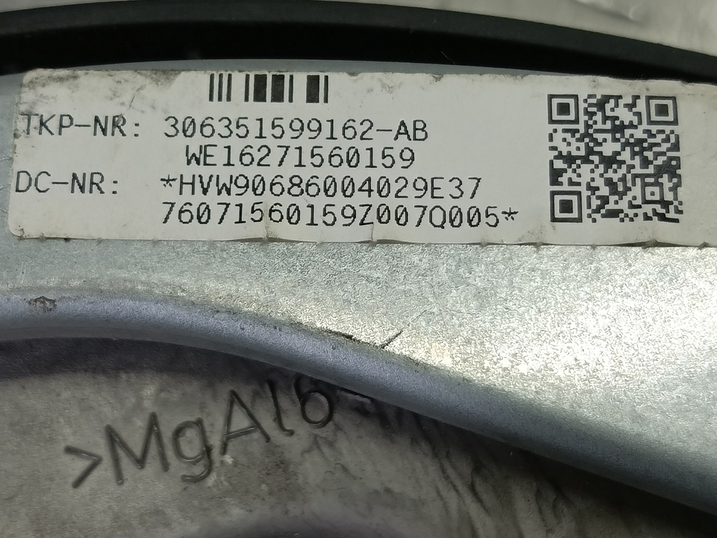 подушка безопасности водителя Volkswagen Crafter  2E0880202D, 2130 рублей, Москва