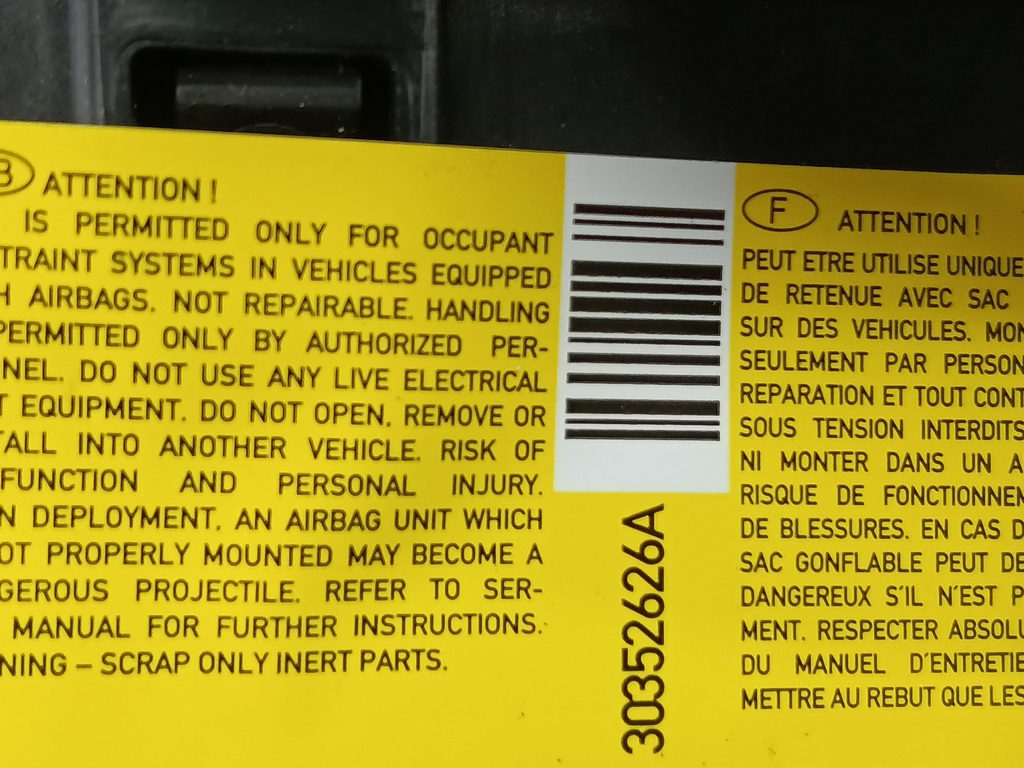 подушка безопасности водителя Iveco Daily  5801255861, 2130 рублей, Москва