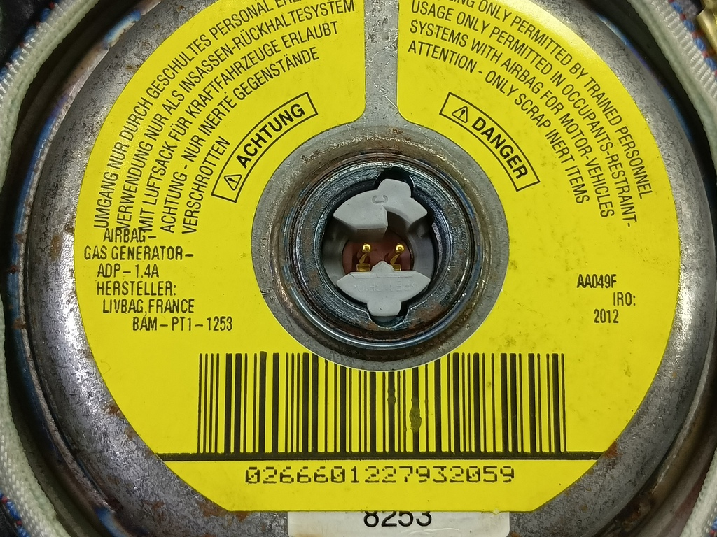 подушка безопасности водителя FORD Transit  1689938, 3279 рублей, Москва