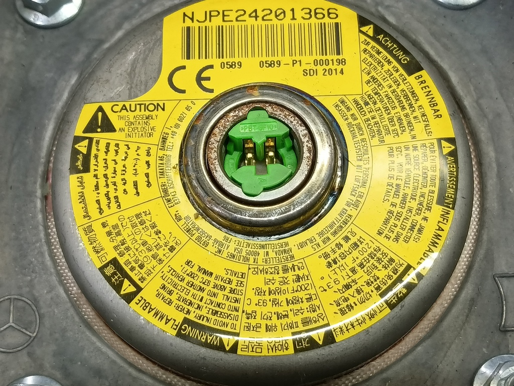 подушка безопасности водителя MERCEDES-BENZ Sprinter  A9068602002, 15350 рублей, Москва