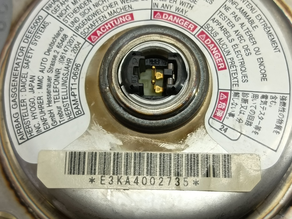 подушка безопасности водителя MITSUBISHI Space Star  MR569763HA, 2700 рублей, Москва