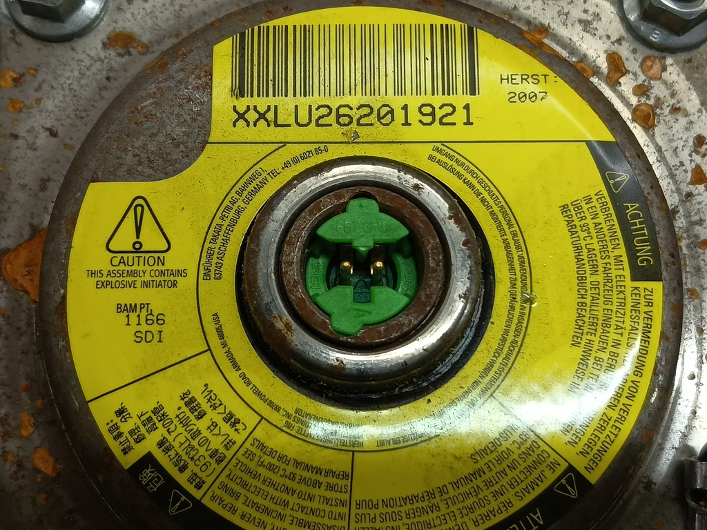 подушка безопасности водителя MERCEDES-BENZ Sprinter  A9068601202, 6150 рублей, Москва