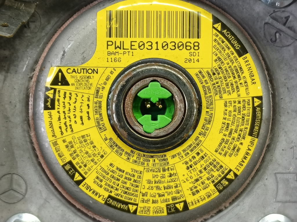 подушка безопасности водителя MERCEDES-BENZ Vito  A6398602502, 8450 рублей, Москва