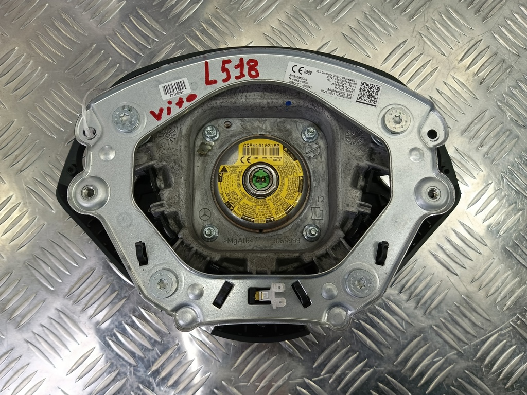 подушка безопасности водителя MERCEDES-BENZ Vito  A6398602502, 8450 рублей, Москва