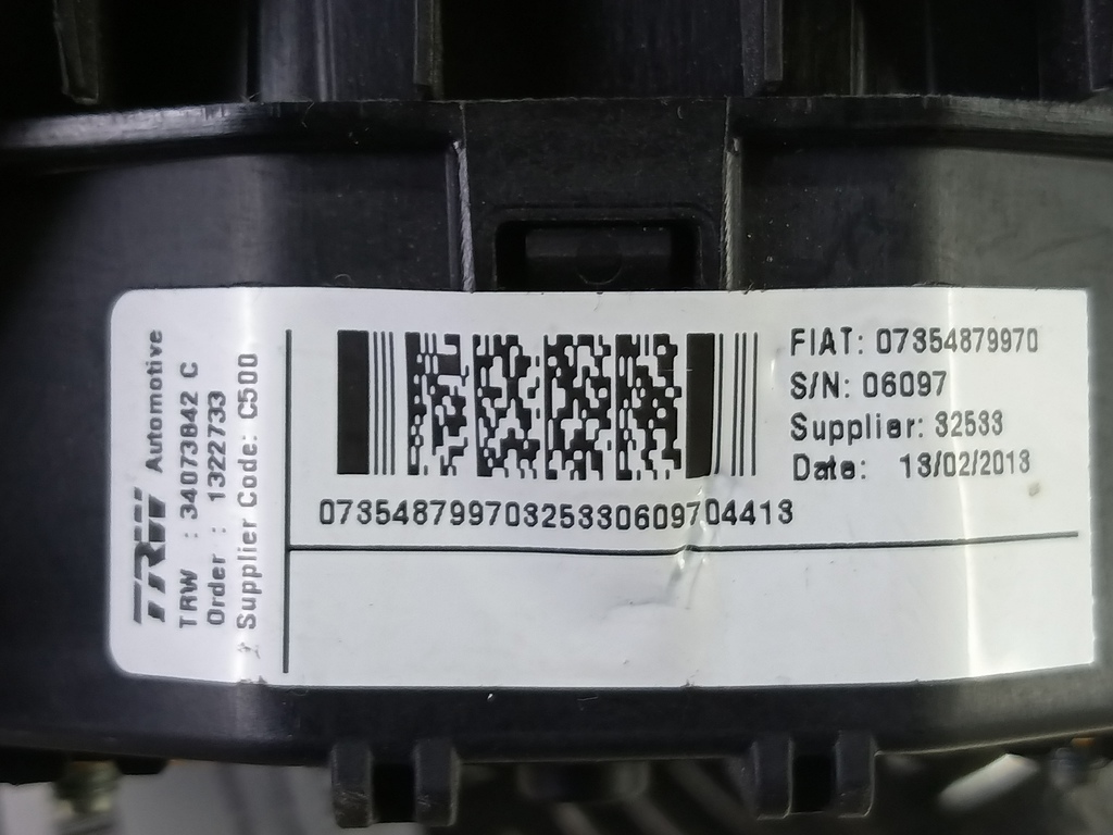 подушка безопасности водителя Citroen Jumper  1607077380, 2700 рублей, Москва