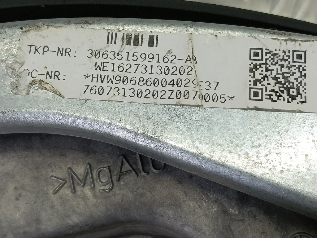 подушка безопасности водителя Volkswagen Crafter  2E0880202D, 2130 рублей, Москва