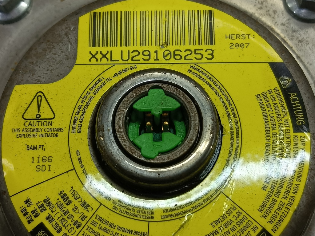 подушка безопасности водителя Volkswagen Crafter  2E0880202D, 2130 рублей, Москва