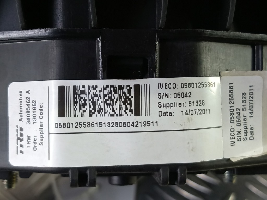 подушка безопасности водителя Iveco Daily  5801255861, 2130 рублей, Москва