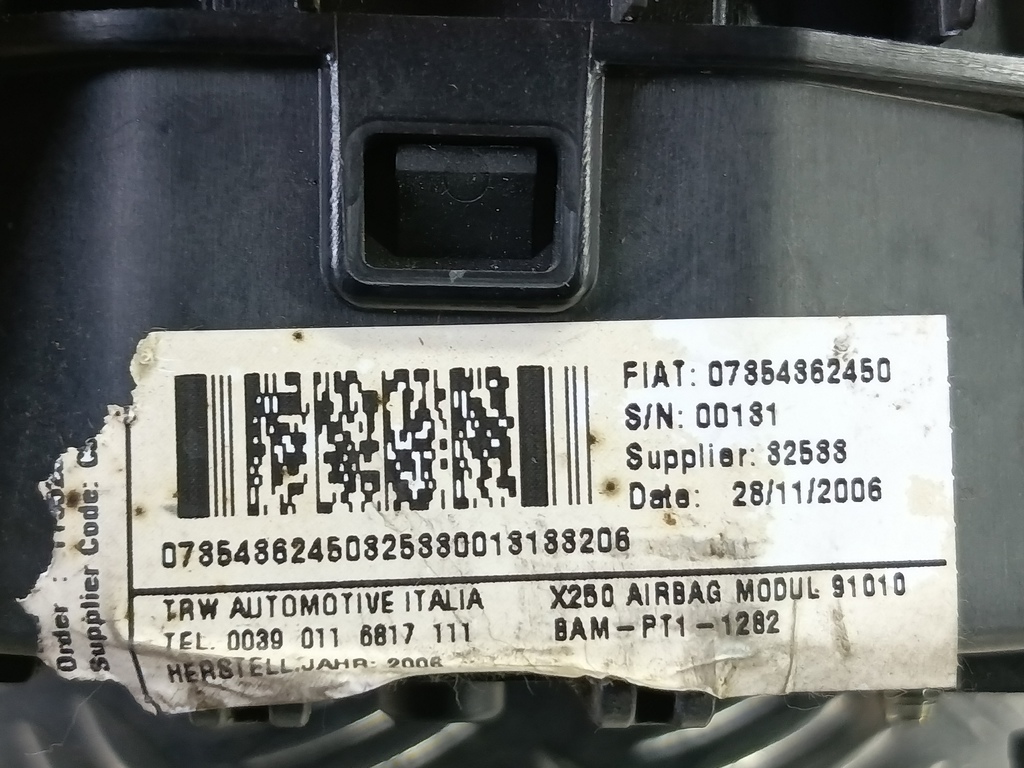 подушка безопасности водителя Citroen Jumper  4112KE, 3160 рублей, Москва