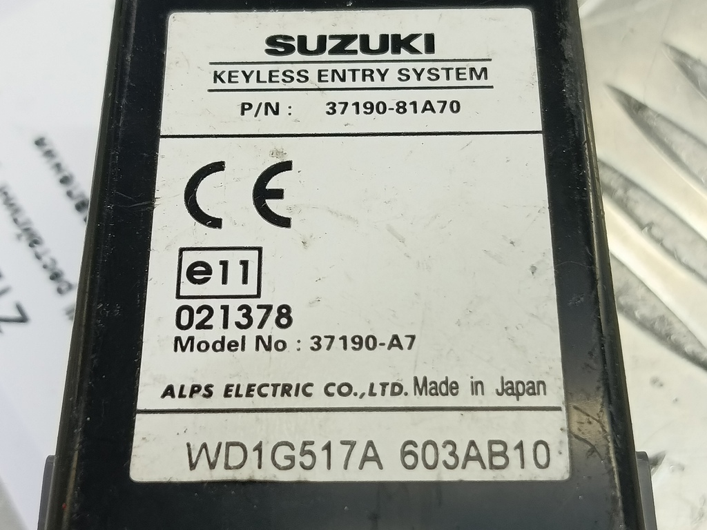 блок управления центральным замком SUZUKI JIMNY Jimny 3719081A70, 980 рублей, Москва