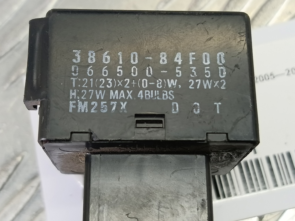 реле SUZUKI JIMNY 1.3 4WD MT (86 л.с.)Jimny  III рестайлинг (2005—2012) Внедорожник 3861084F00, 750 рублей, Москва