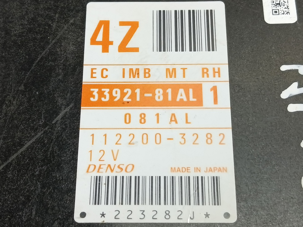 блок управления двигателем SUZUKI JIMNY Jimny 3392181AL1, 1900 рублей, Москва