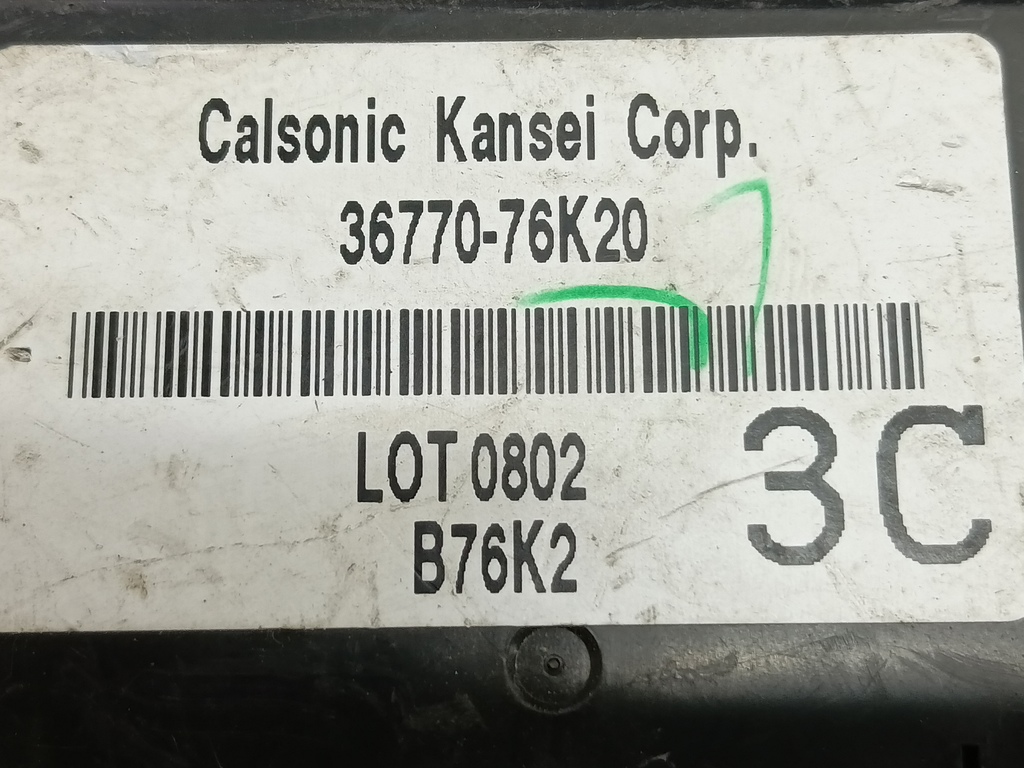 блок комфорта SUZUKI Grand Vitara 2.4 MT (169 л.с.)Grand Vitara  II рестайлинг (2008—2012) Внедорожник 36770-76K20, 1780 рублей, Москва