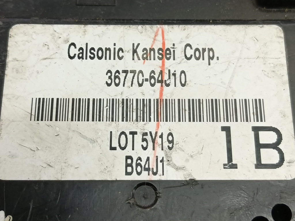 блок комфорта SUZUKI Grand Vitara 1.6 4WD MT (106 л.с.)Grand Vitara  II (2005—2008) Внедорожник 3677064J10, 860 рублей, Москва