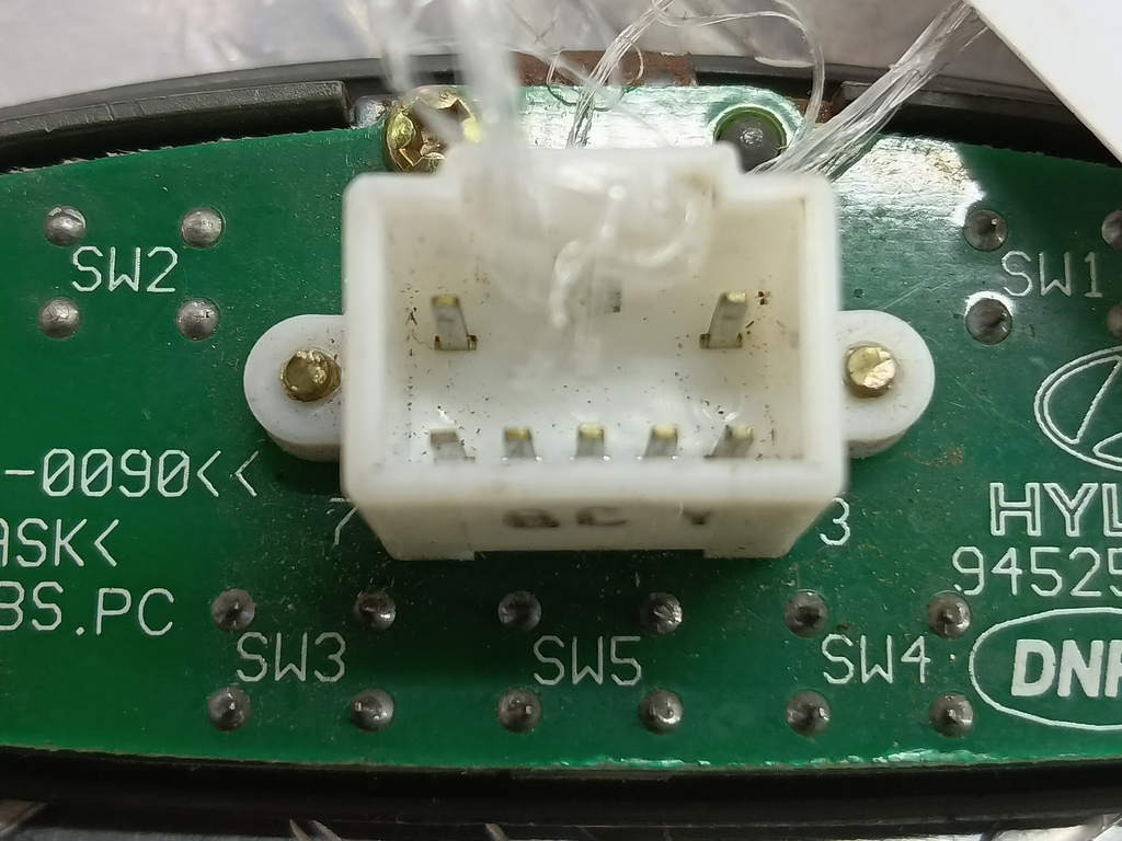 кнопка tip Hyundai MATRIX 1.6 MT (103 л.с.)Matrix  I рестайлинг (2005—2008) Минивэн 9452517000, 630 рублей, Москва