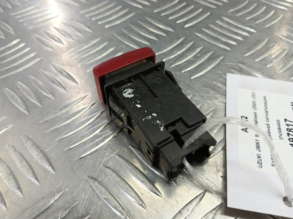 кнопка аварийной сигнализации SUZUKI JIMNY Jimny 3743084G00, 630 рублей, Москва