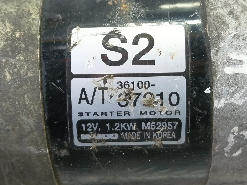 стартер Kia SPORTAGE  3610037210, 5810 рублей, Москва