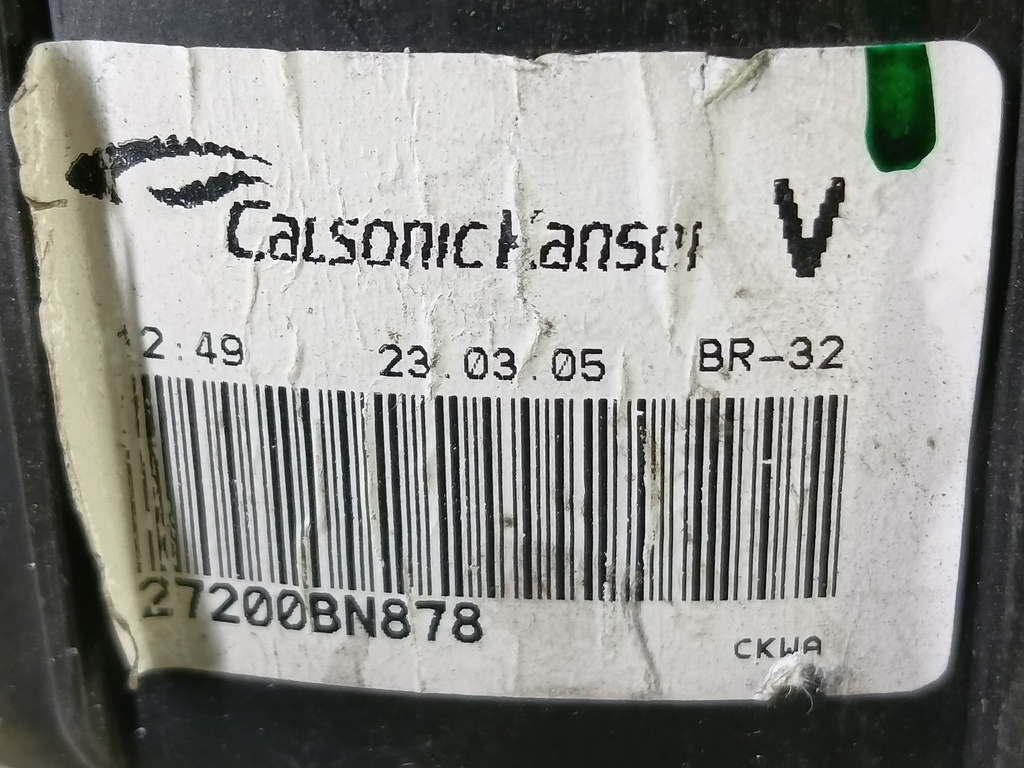 моторчик отопителя NISSAN ALMERA  27200BN878, 5580 рублей, Москва