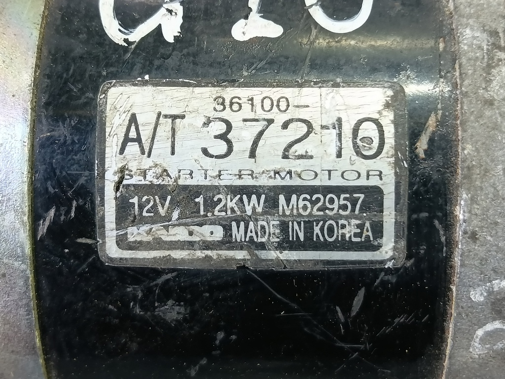 стартер Hyundai SANTA FE  3610037210, 5810 рублей, Москва