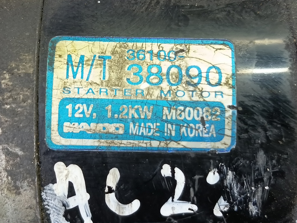 стартер Hyundai SANTA FE  3610038090, 7070 рублей, Москва