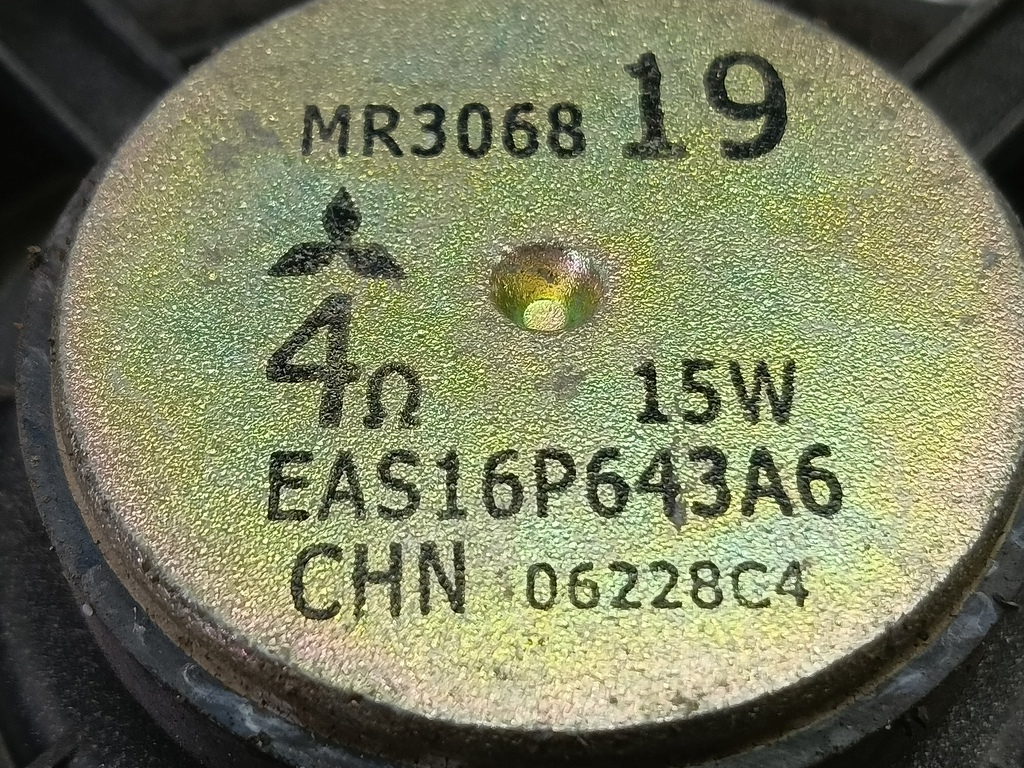 динамик музыкальный MITSUBISHI LANCER 1.6 MT (98 л.с.)Lancer  IX рестайлинг (2005—2010) Седан MR306819, 750 рублей, Москва