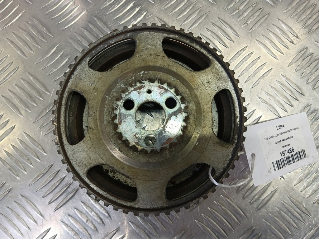 шкив коленвала Fiat Doblo 1.4 MT (78 л.с.)Doblo  I рестайлинг (2005—2015) Фургон, 5580 рублей, Москва