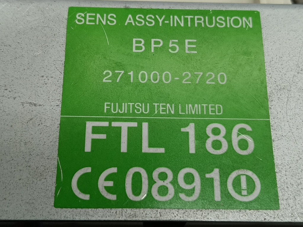 блок управления сигнализации MAZDA 3 1.6 MT (105 л.с.)3  BK рестайлинг (2006—2009) Седан BP5E67SS0A, 1320 рублей, Москва