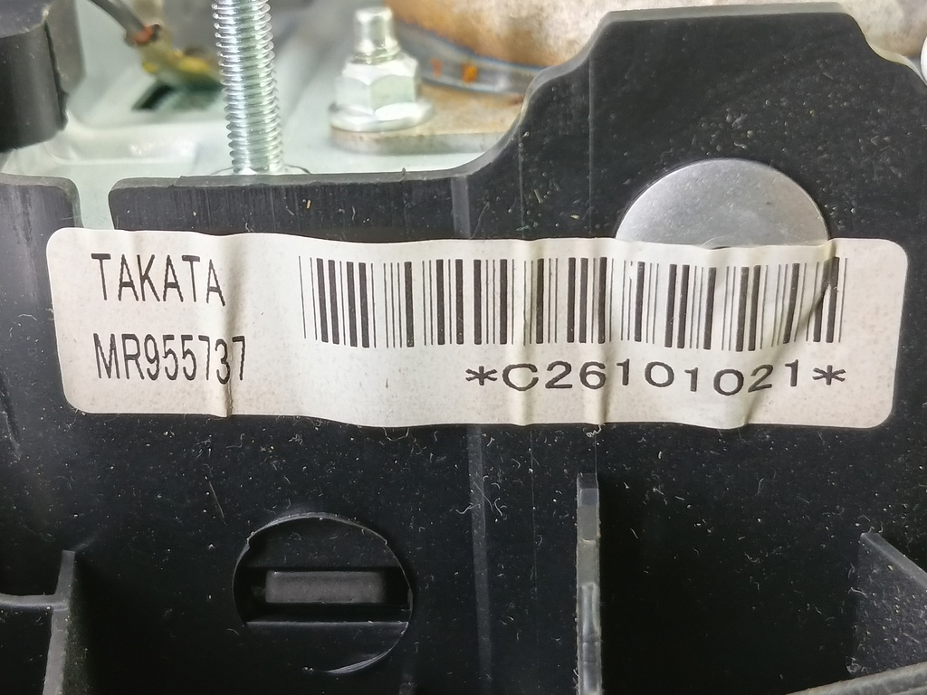 подушка безопасности водителя MITSUBISHI LANCER 1.6 MT (98 л.с.)Lancer  IX рестайлинг (2005—2010) Седан MR636200, 2130 рублей, Москва