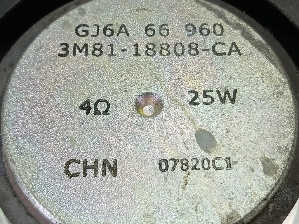 динамик музыкальный MAZDA 3 1.6 MT (105 л.с.)3  BK рестайлинг (2006—2009) Седан GJ6A66960, 860 рублей, Москва