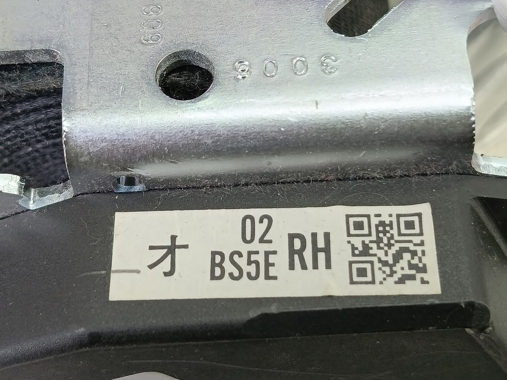 ремень безопасности MAZDA 3 1.6 MT (105 л.с.)3  BK рестайлинг (2006—2009) Седан BS5E57L30D02, 1900 рублей, Москва