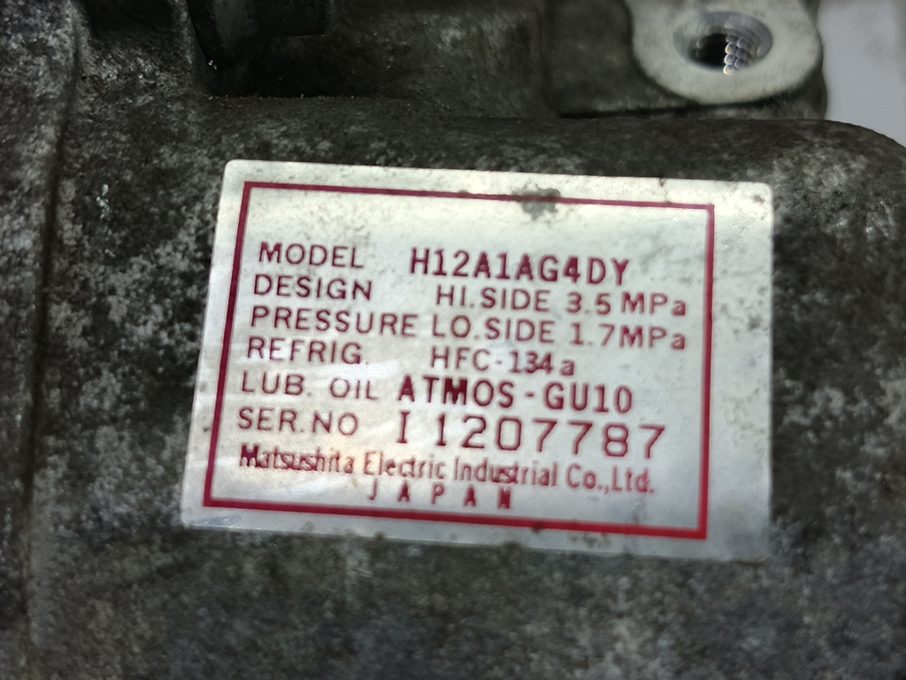 компрессор кондиционера MAZDA 3 1.6 MT (105 л.с.)3  BK рестайлинг (2006—2009) Седан BP4K61450D, 14200 рублей, Москва