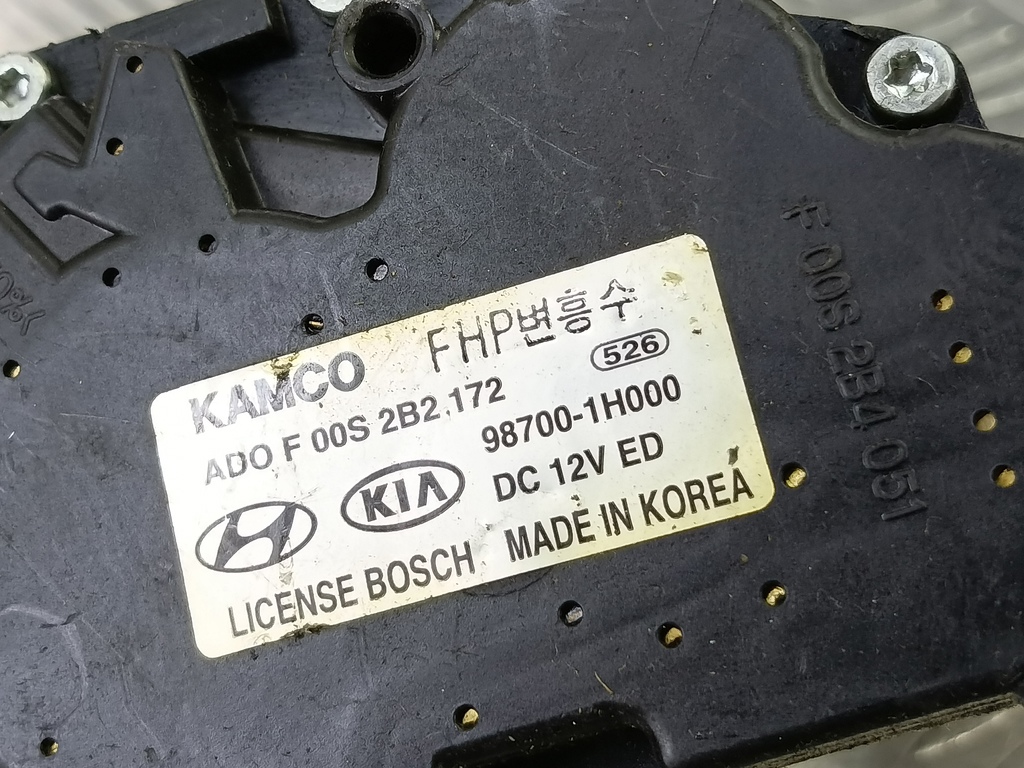 моторчик стеклоочистителя Kia Ceed  987001H000, 8109 рублей, Москва