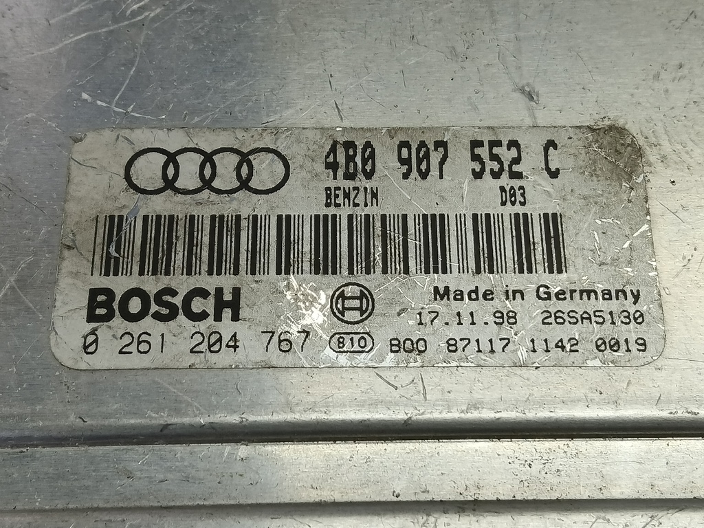 блок управления двигателем SKODA SUPERB  4B0907552C, 3279 рублей, Москва