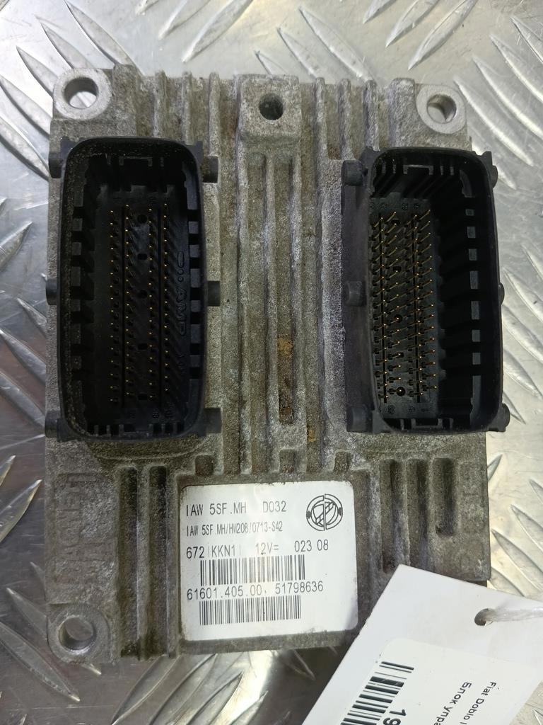 блок управления двигателем Fiat Doblo 1.4 MT (78 л.с.)Doblo  I рестайлинг (2005—2015) Фургон 51798636, 15350 рублей, Москва