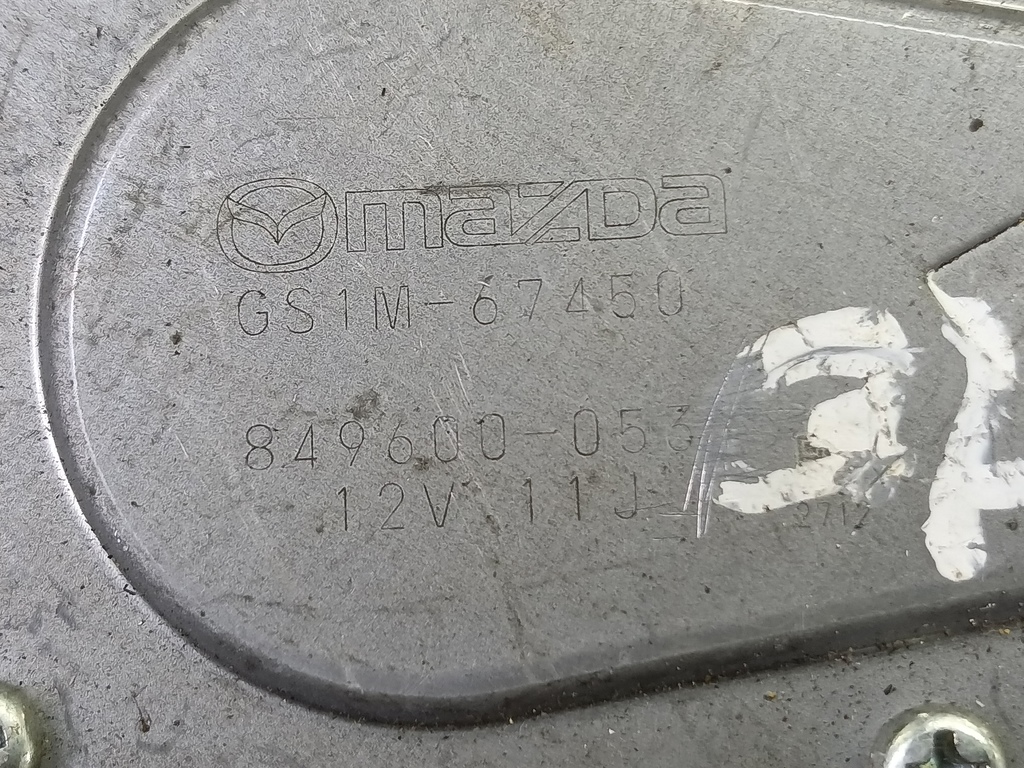 моторчик стеклоочистителя MAZDA 6  GS1M67450, 630 рублей, Москва